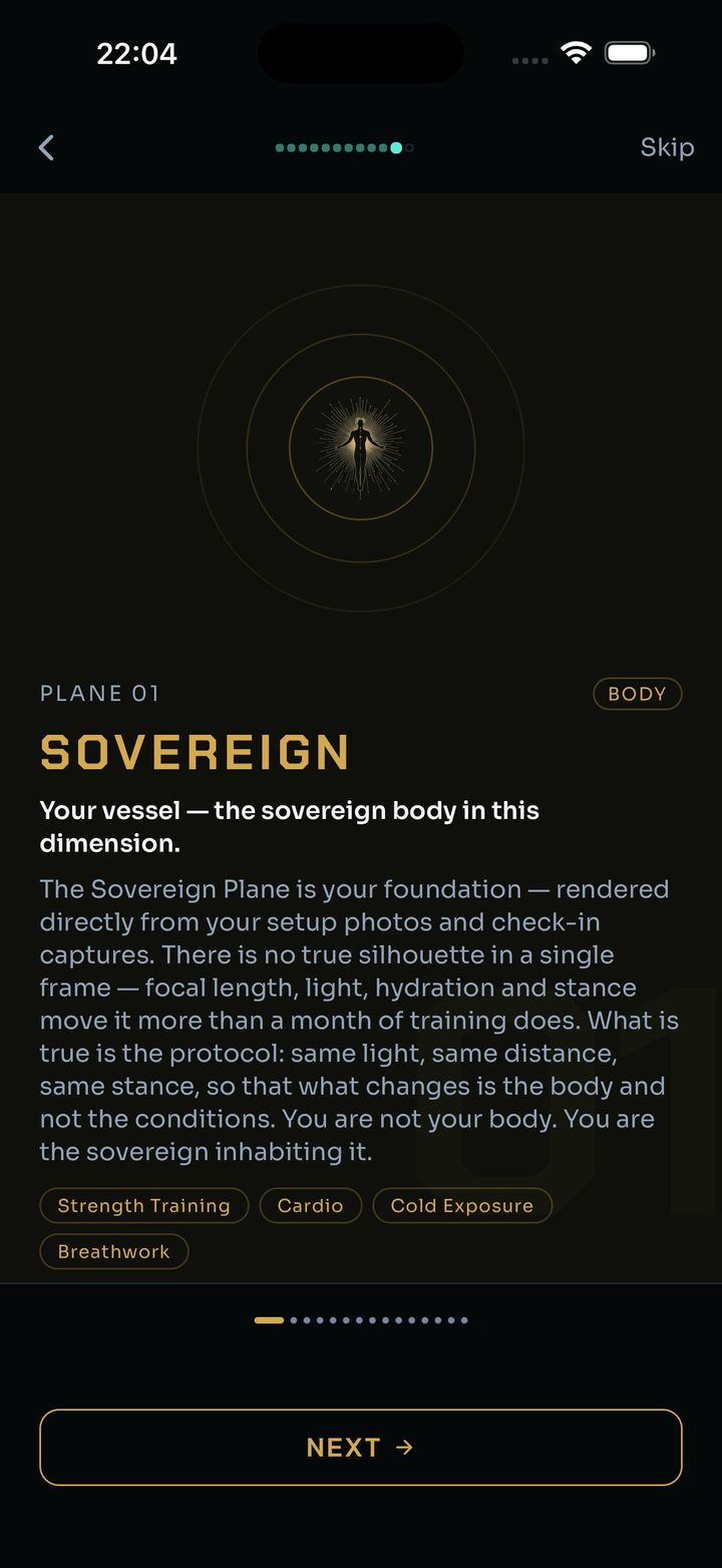 A screen from the Veast app, chapter 15