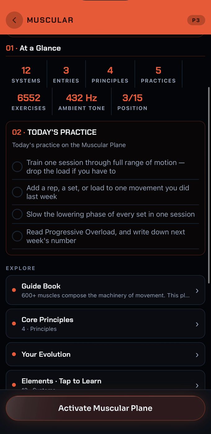 A screen from the Veast app, chapter 04