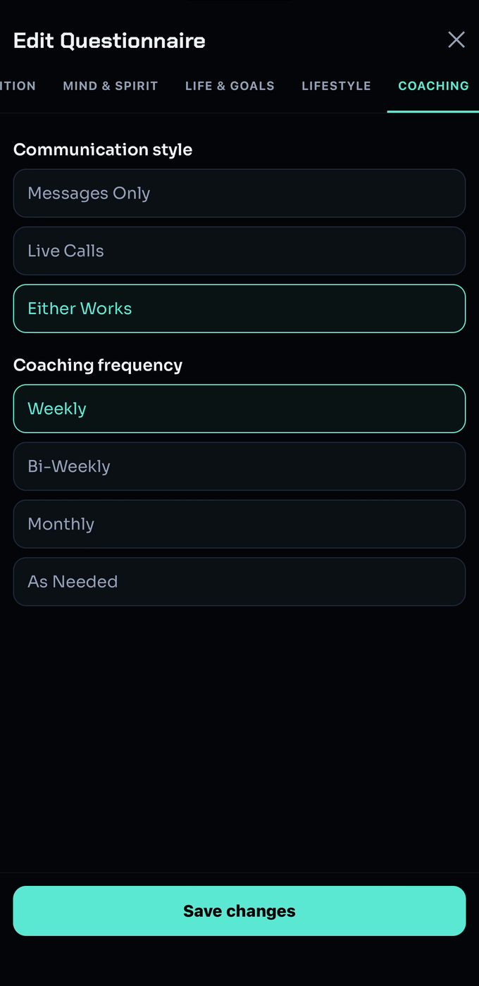 A screen from the Veast app, chapter 05
