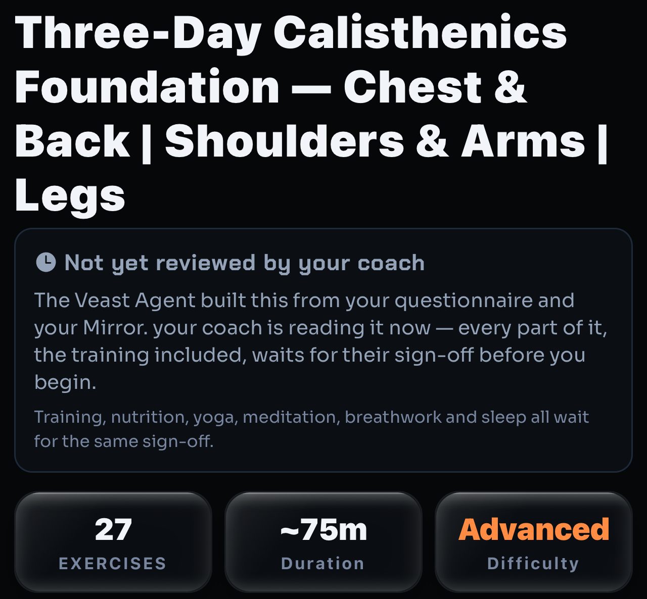 A screen from the Veast app, chapter 06