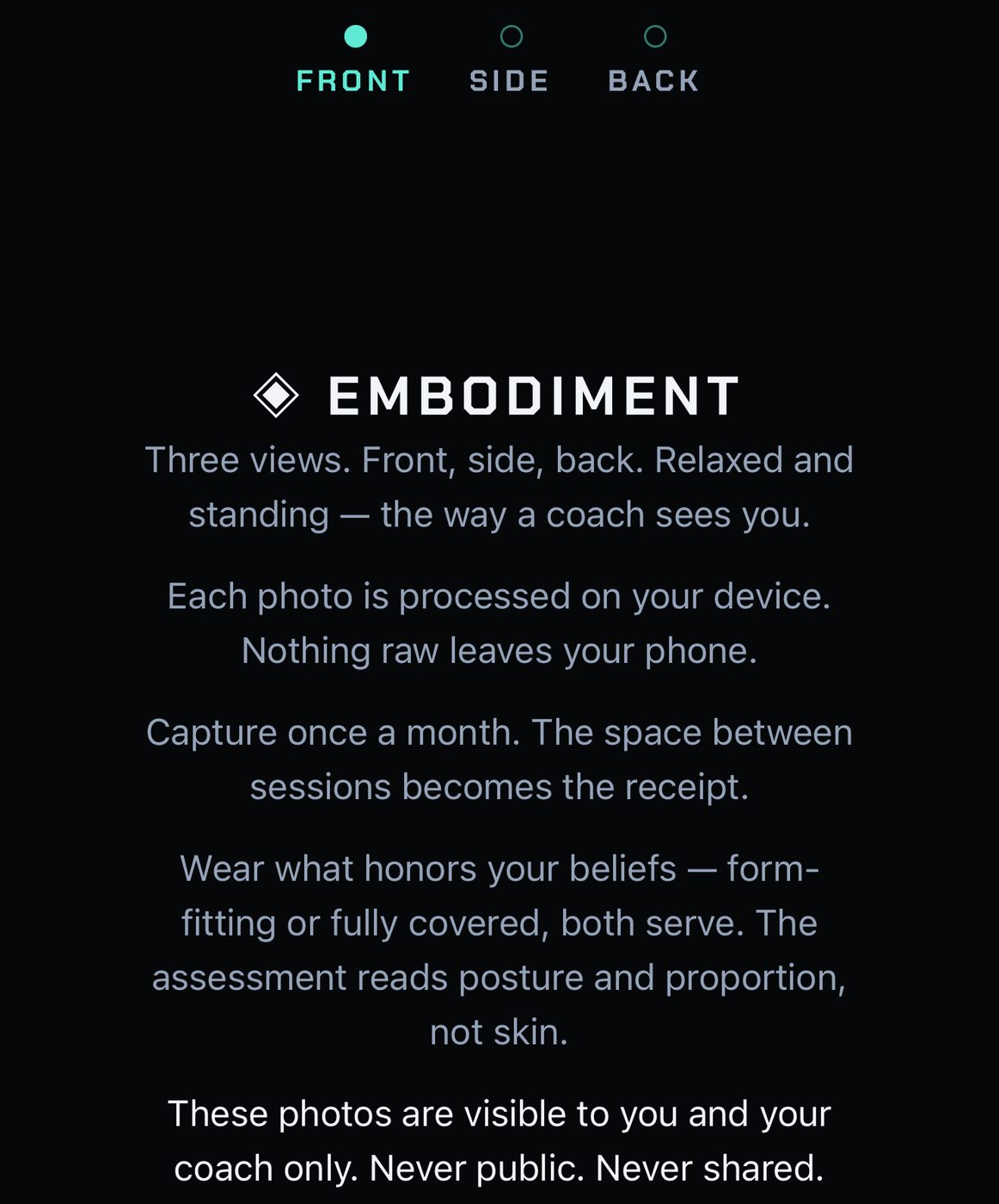 A screen from the Veast app, chapter 07