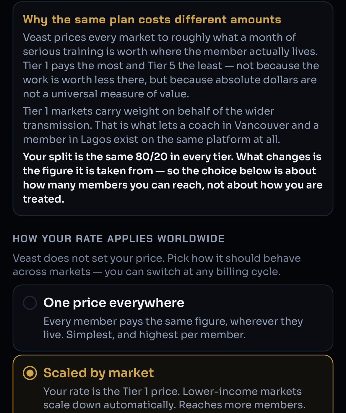 A screen from the Veast app, chapter 12
