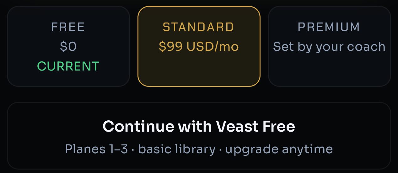 A screen from the Veast app, chapter 14